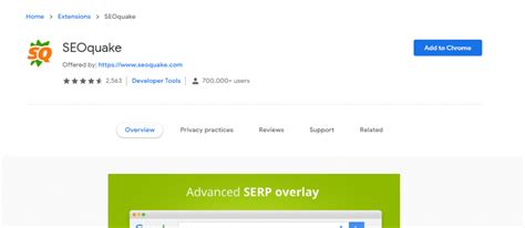 installer seoquake|SeoQuake SEO extension – Get this Extension for  .